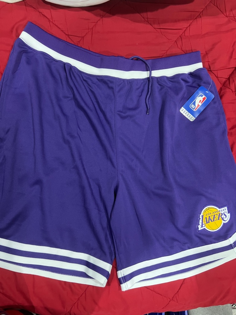 Los Angeles Lakers Purple Men's Basketball Shorts